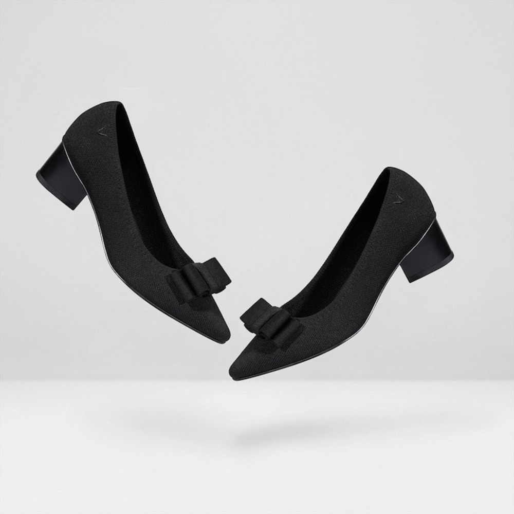 VIVAIA Pointed-Toe Bow‎ Heels – EU 40 / US 9